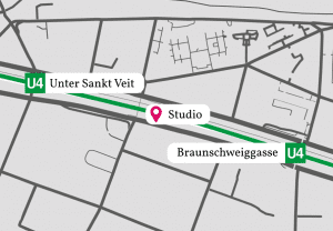 Anfahrt Studio 1130 Wien Hietzing